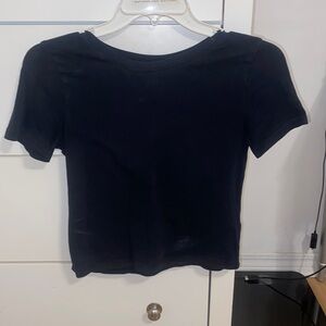 Black Crop Top